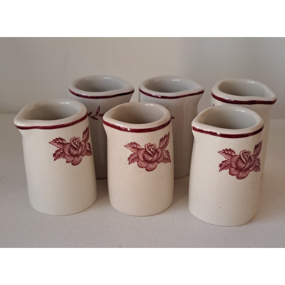 Restaurant Ware Creamers (6) "Sharon" Pattern by MAYER CHINA